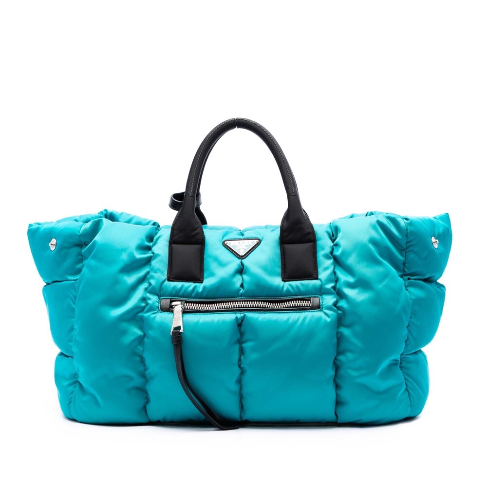 Pre-Loved Prada Large Tessuto Bomber Satchel